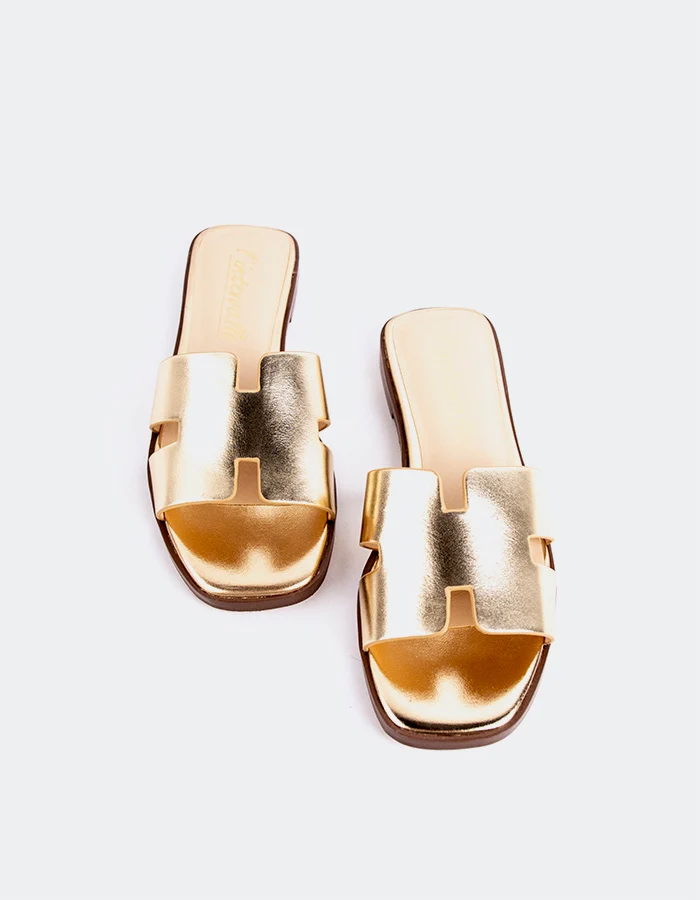 Ranna Gold Leather
