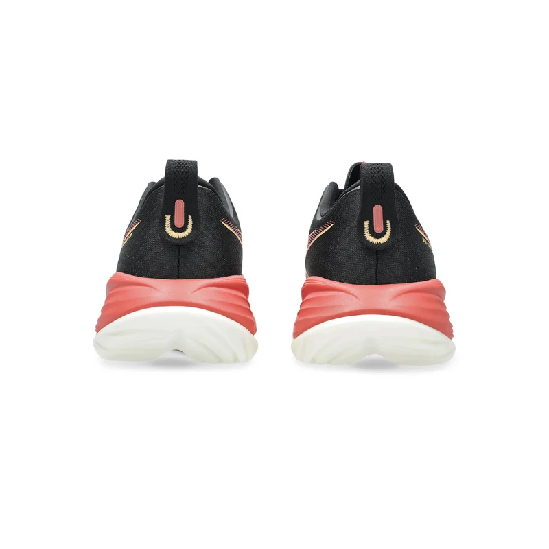 Gel-Cumulus 27 Chaussure De Running Sans Stabilisateurs Femmes-Noir,Corail