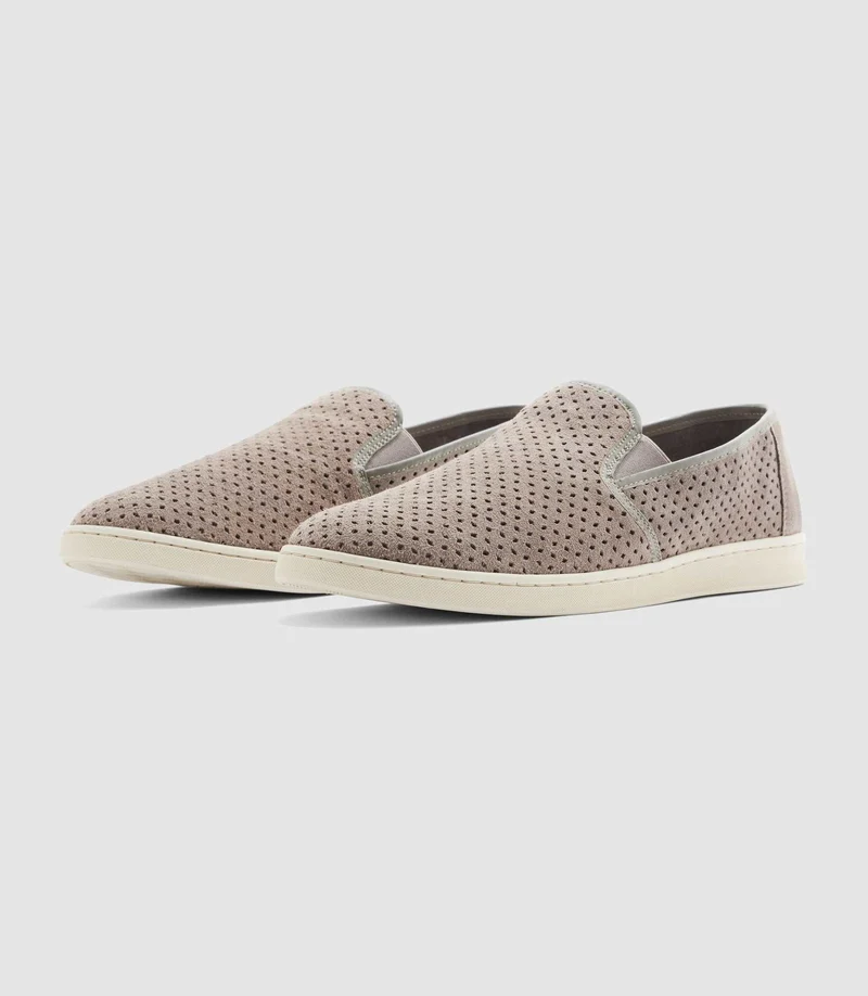 Mocassin fantaisie taupe "Eloi"