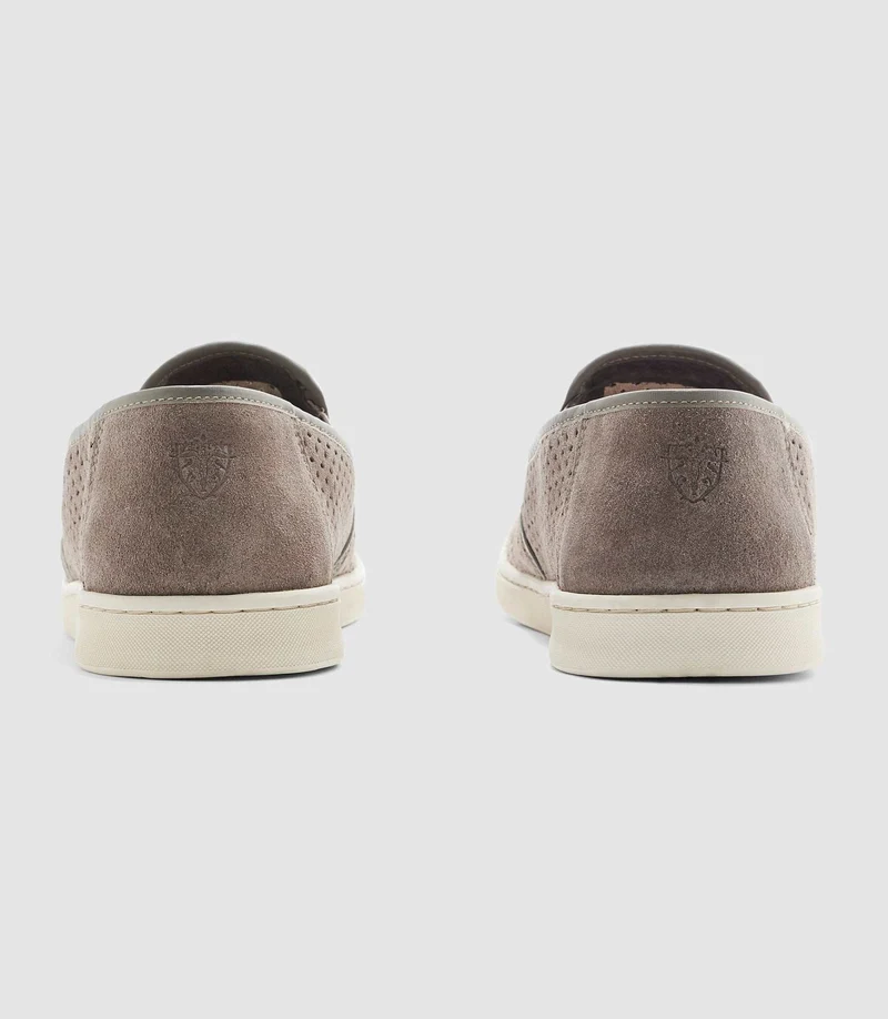 Mocassin fantaisie taupe "Eloi"