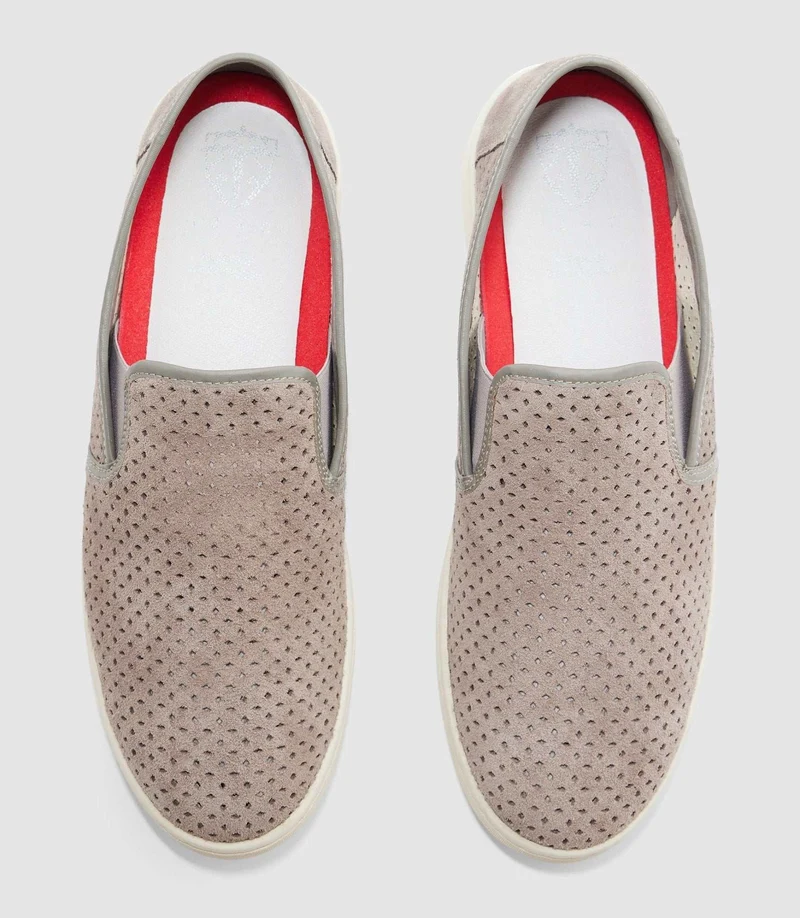 Mocassin fantaisie taupe "Eloi"