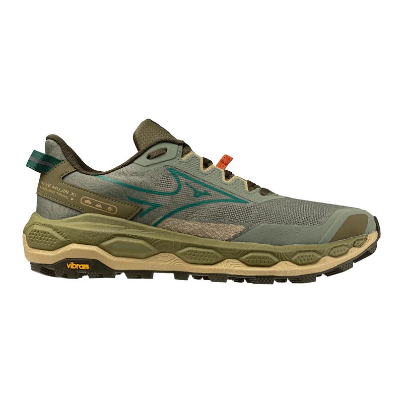 Wave Mujin 11 Chaussure trail Hommes - vert olive, marron