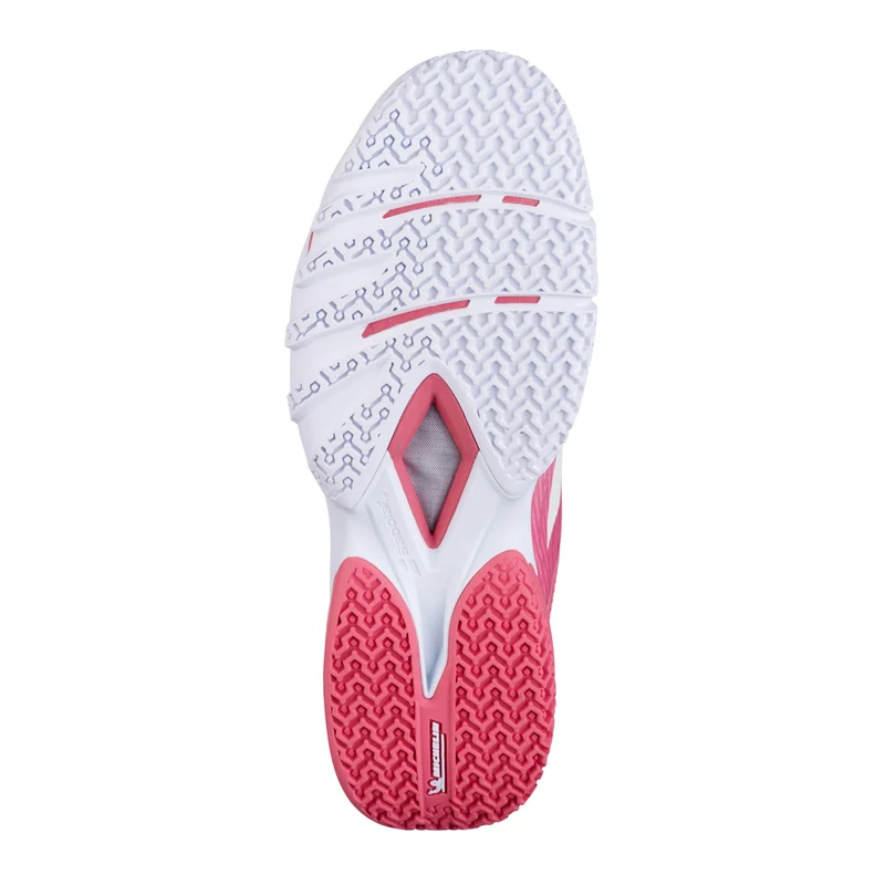 Premura 3 PADL Chaussures padel Femmes-corail, blanc