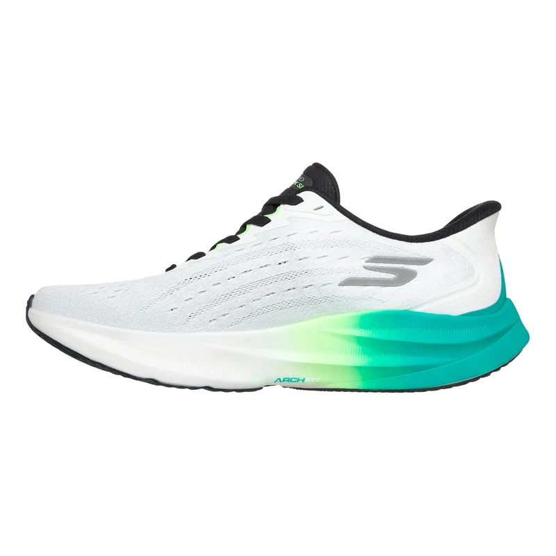 SKX Aero Spark Slip-In Chaussure de running sans stabilisateurs Hommes - blanc, jaune lemon