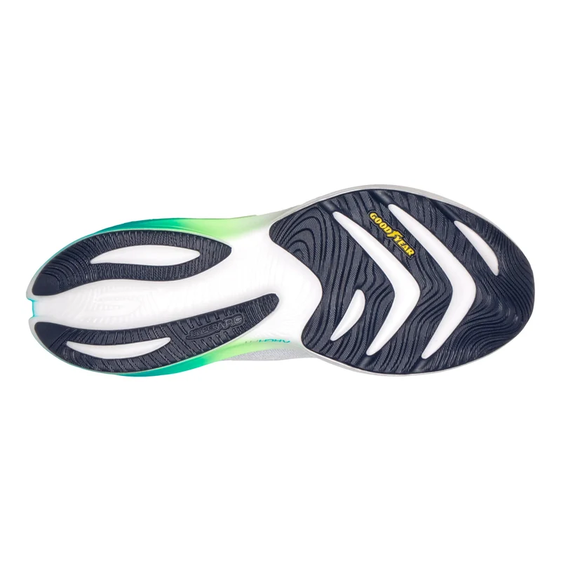 SKX Aero Spark Slip-In Chaussure de running sans stabilisateurs Hommes - blanc, jaune lemon