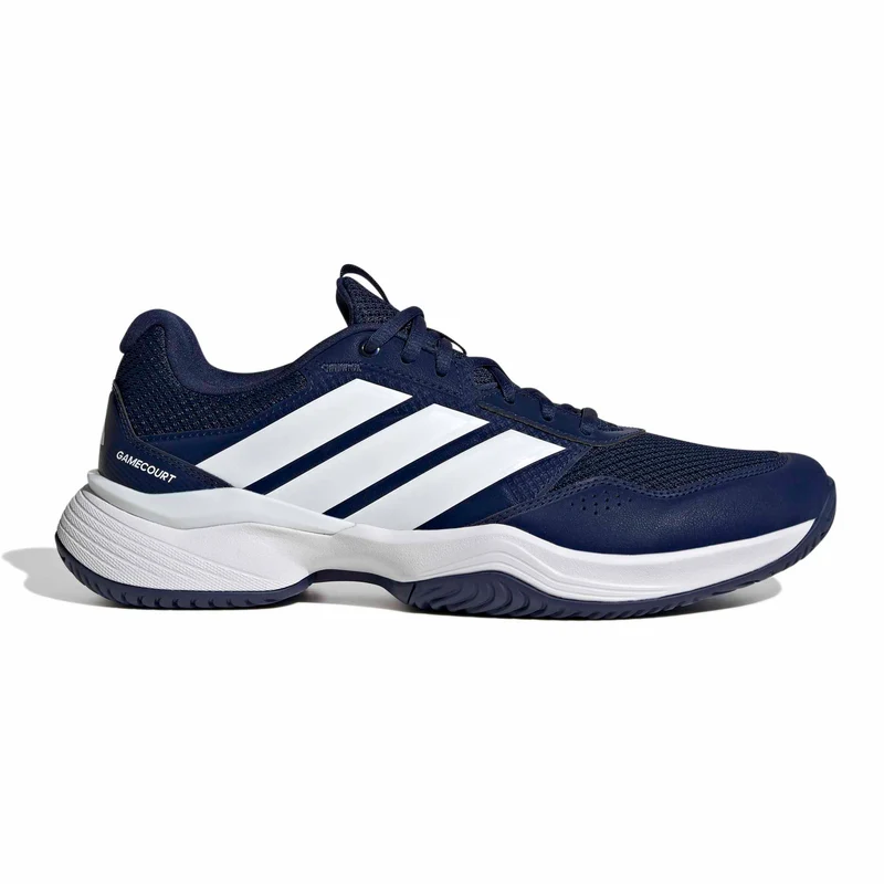 GameCourt 3 Wide Chaussures toutes surfaces Hommes - bleu foncé, blanc