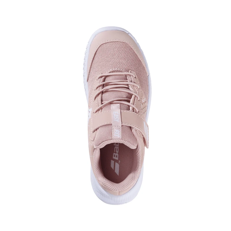Pulsion Chaussures Toutes Surfaces Enfants-Rosé, Blanc