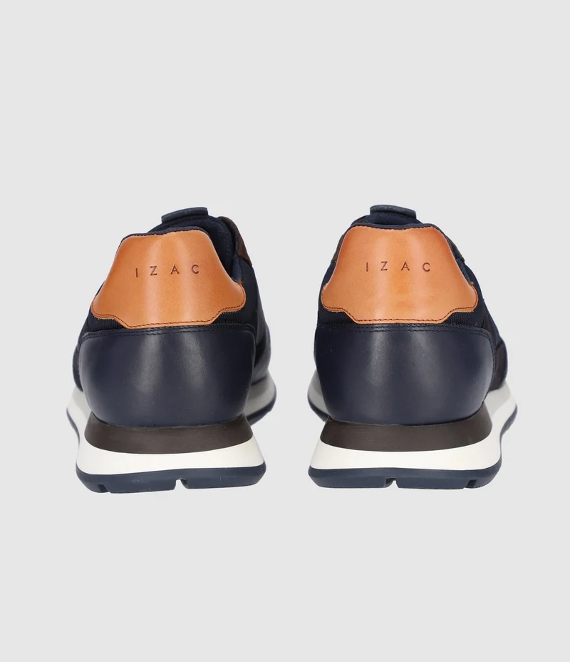 Sneakers suede et textile marine ORLAND