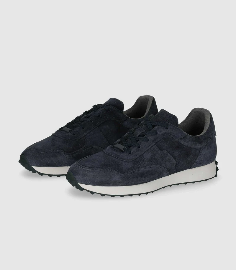 Sneakers en cuir marine OTTO