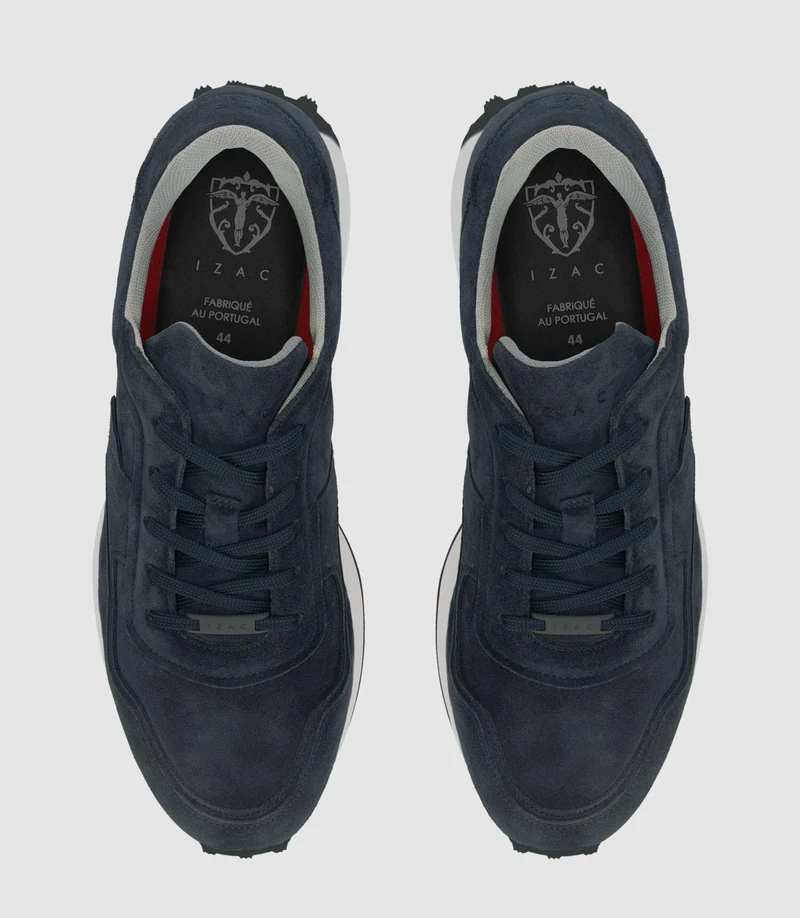 Sneakers en cuir marine OTTO