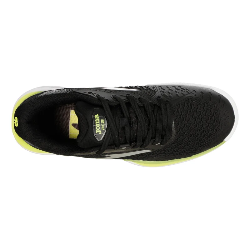 Ace Chaussure terre battue Femmes - noir, jaune lemon