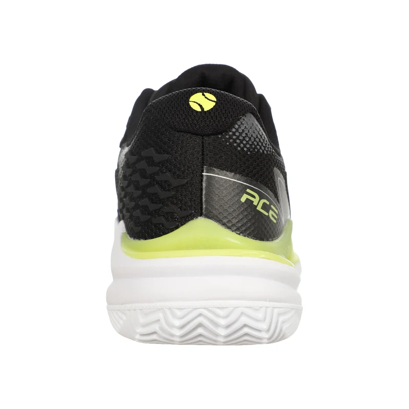 Ace Chaussure terre battue Femmes - noir, jaune lemon