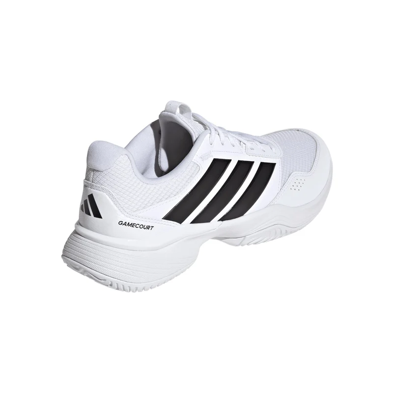 GameCourt 3 Wide Chaussures toutes surfaces Hommes - blanc, noir