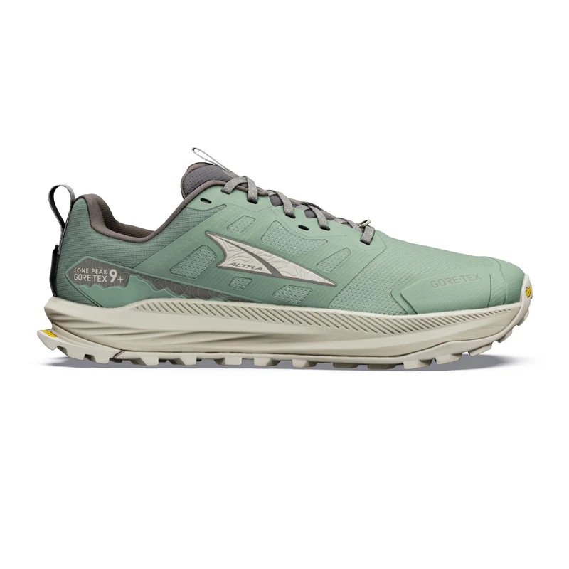 Lone Peak 9+ GTX Chaussure trail Hommes - vert, beige