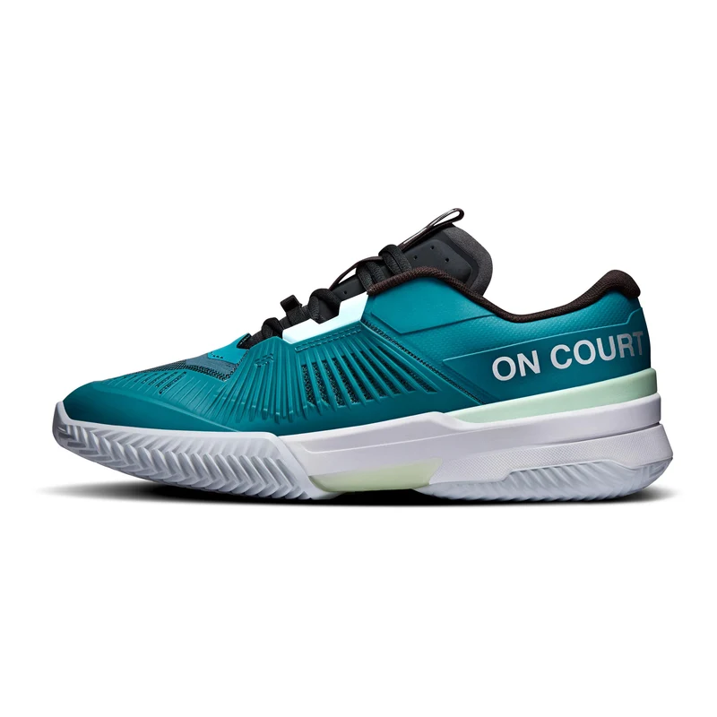 THE ROGER Pro Fire Chaussure terre battue Hommes - bleu petrol, blanc