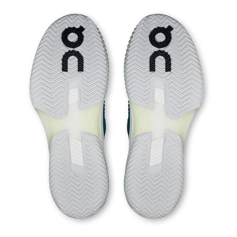 THE ROGER Pro Fire Chaussure terre battue Hommes - bleu petrol, blanc