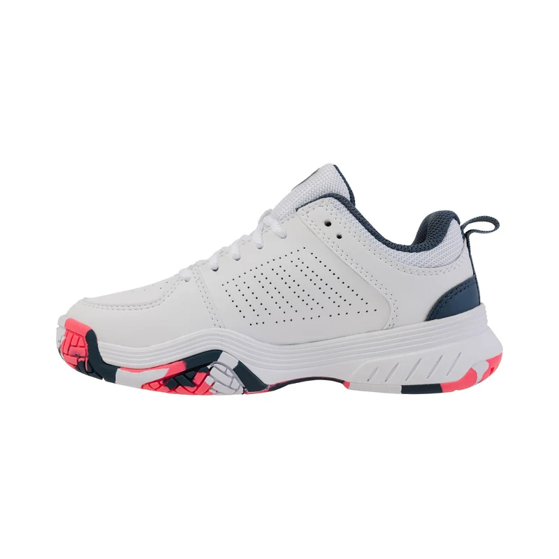Court Express 2 Chaussures Toutes Surfaces Enfants-Blanc,Bleu Petrol
