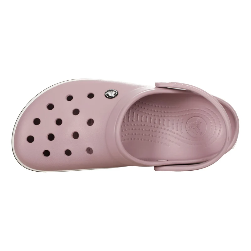 Crocband Clog Tongs Unisex - lilas, blanc