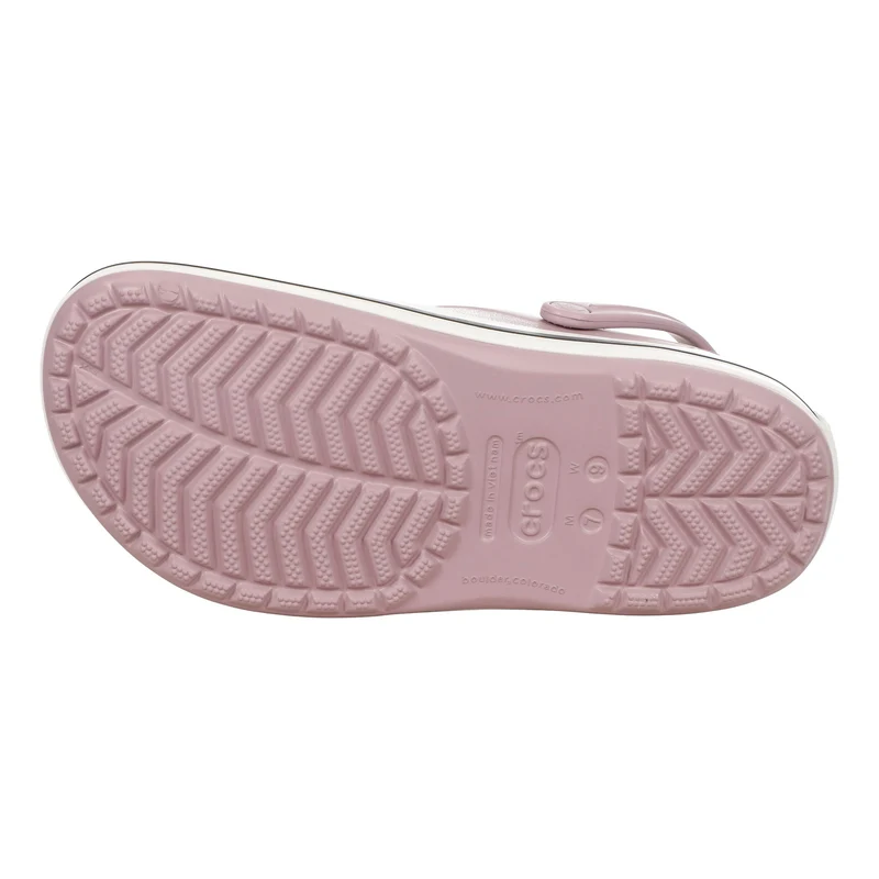 Crocband Clog Tongs Unisex - lilas, blanc