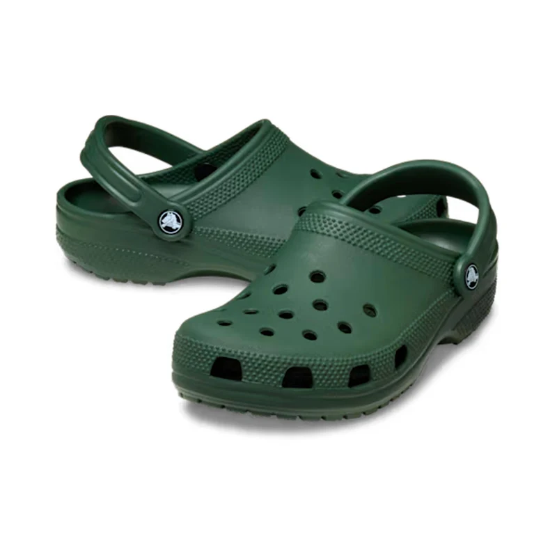 Classic Clog Tongs Enfants - vert foncé