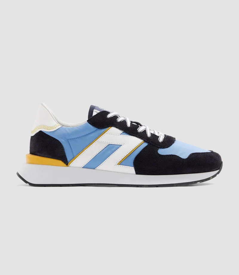Sneakers bleu ciel et marine "Edisson"