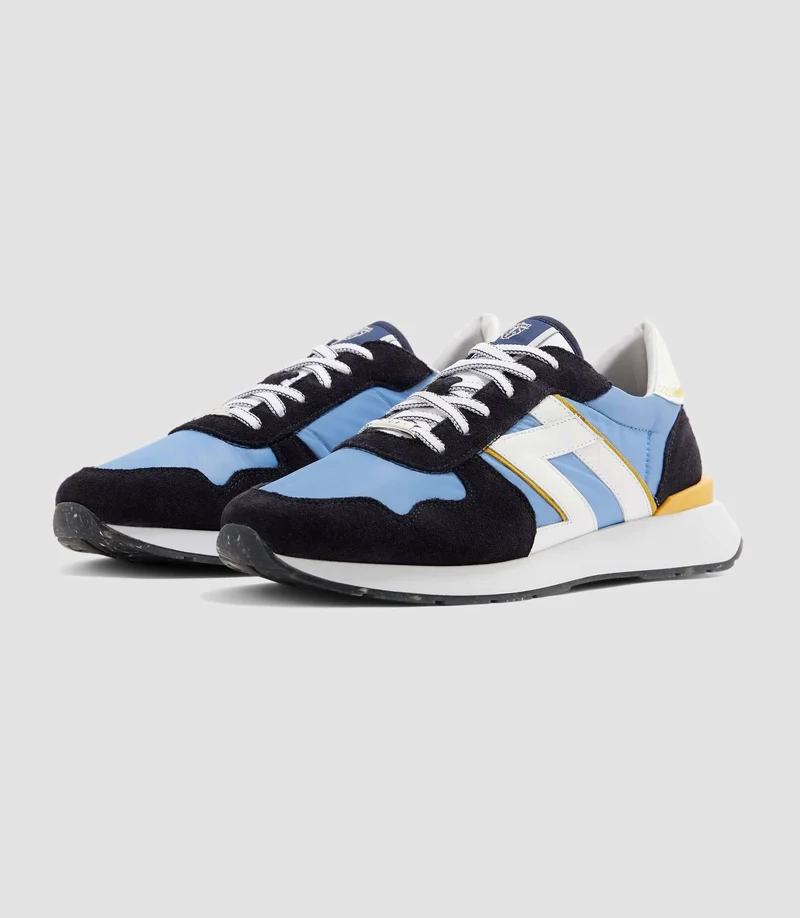 Sneakers bleu ciel et marine "Edisson"