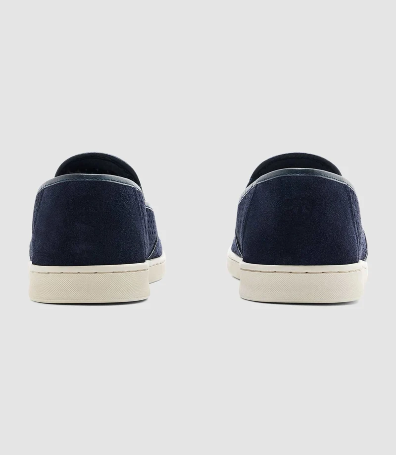 Mocassin fantaisie marine "Eloi"