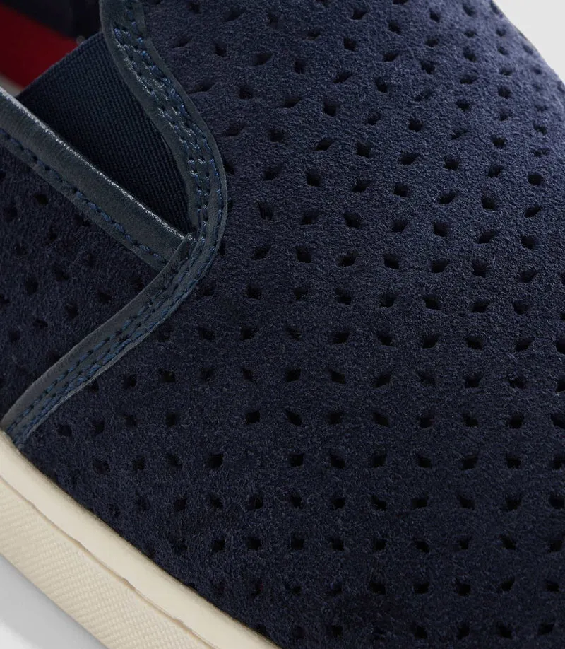 Mocassin fantaisie marine "Eloi"