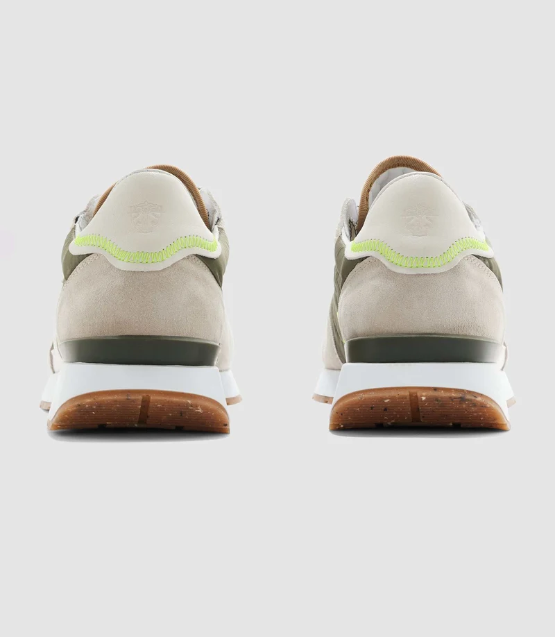 Sneakers taupe et kaki "Edisson"