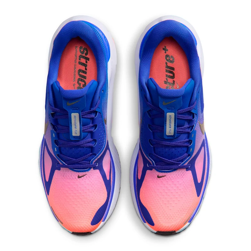 Structure Plus Chaussure de running avec stabilisateurs Hommes - bleu, corail