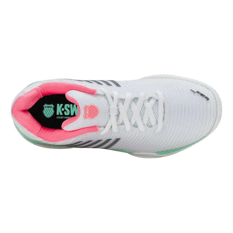 Hypercourt Express 2 Chaussure Terre Battue Femmes-Blanc,Multicouleur