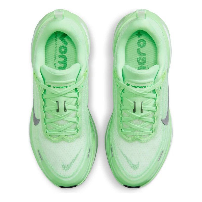 Vomero Plus Chaussure de running sans stabilisateurs Femmes - vert, argent