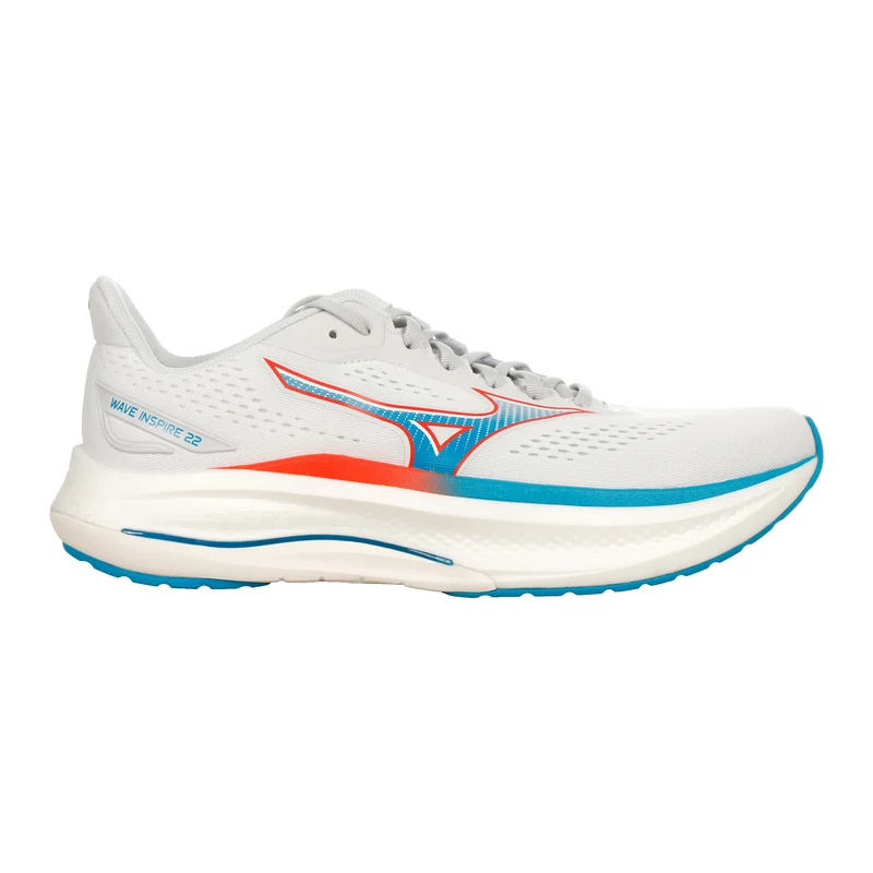 Wave Inspire 22 Chaussure de running avec stabilisateurs Hommes - crème, bleu