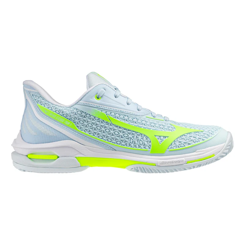 Wave Exceed Tour 7 Chaussure terre battue Femmes - blanc, bleu clair