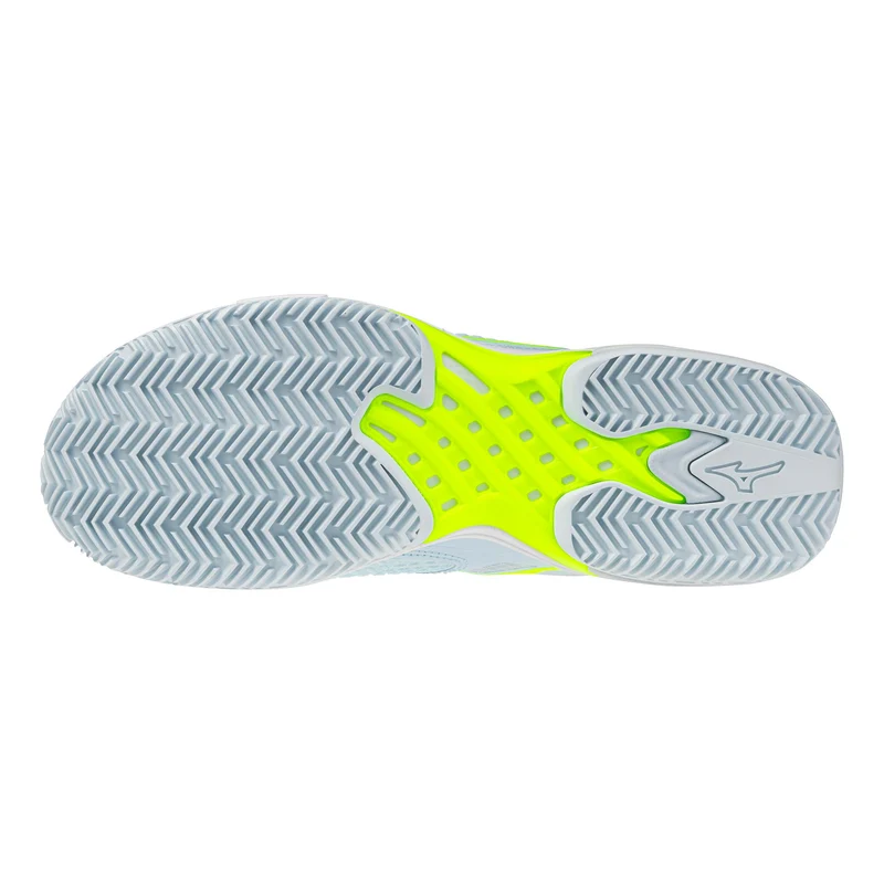 Wave Exceed Tour 7 Chaussure terre battue Femmes - blanc, bleu clair
