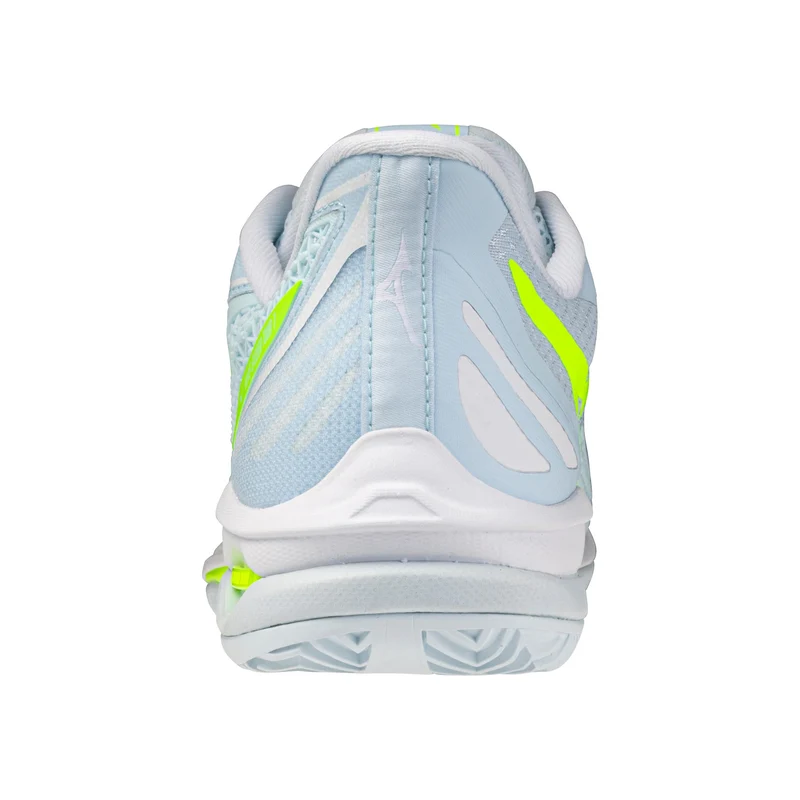 Wave Exceed Tour 7 Chaussure terre battue Femmes - blanc, bleu clair