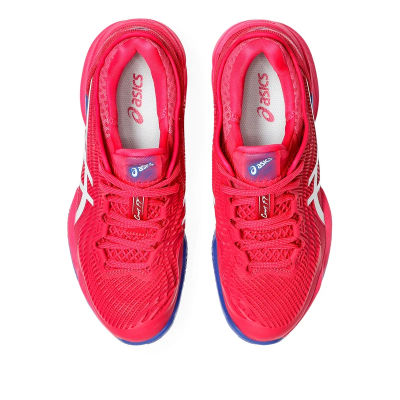 Court FF 3 Chaussure terre battue Femmes - baie, blanc