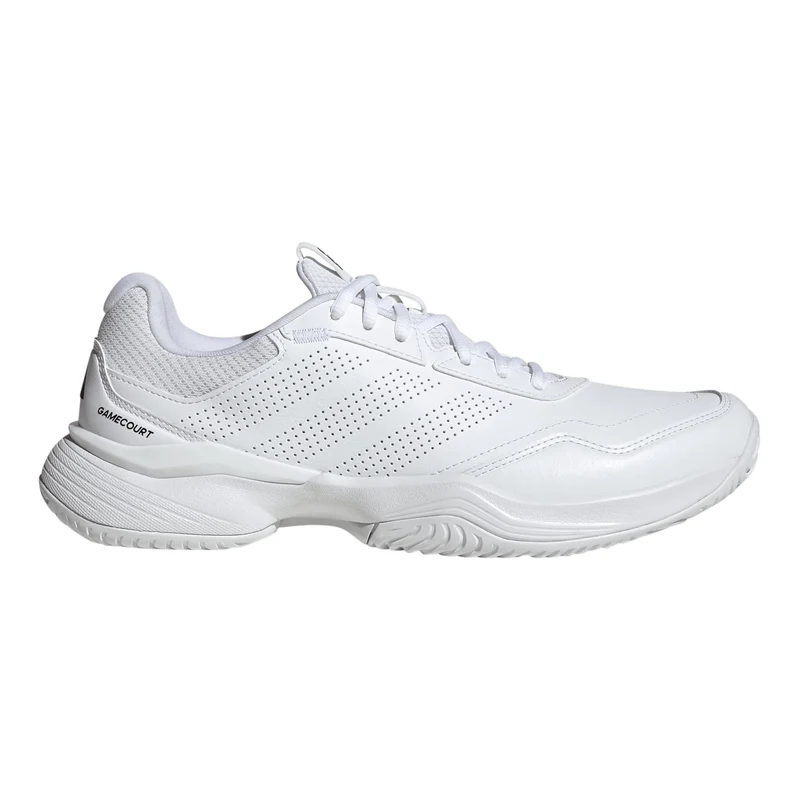 GameCourt 3 Leather Chaussures toutes surfaces Hommes - blanc