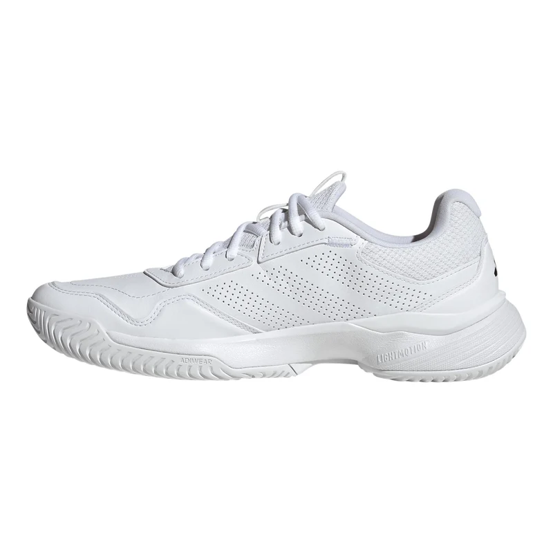 GameCourt 3 Leather Chaussures toutes surfaces Hommes - blanc