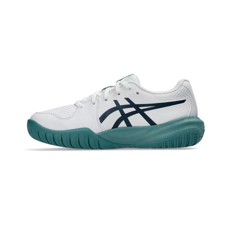 Gel-Resolution X GS Chaussures toutes surfaces Enfants - blanc, bleu petrol