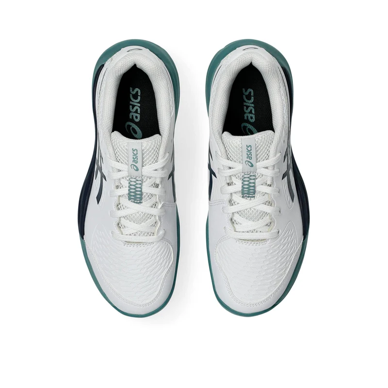 Gel-Resolution X GS Chaussures toutes surfaces Enfants - blanc, bleu petrol