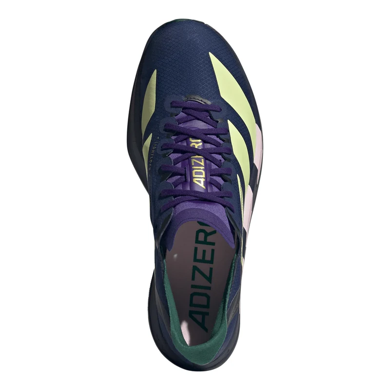 adizero Adios Pro 4 Chaussure de compétition Hommes - bleu foncé, jaune