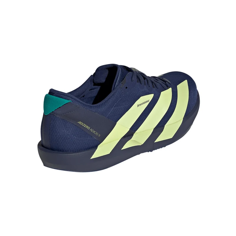 adizero Adios 9 Chaussure de compétition Hommes - bleu foncé, jaune