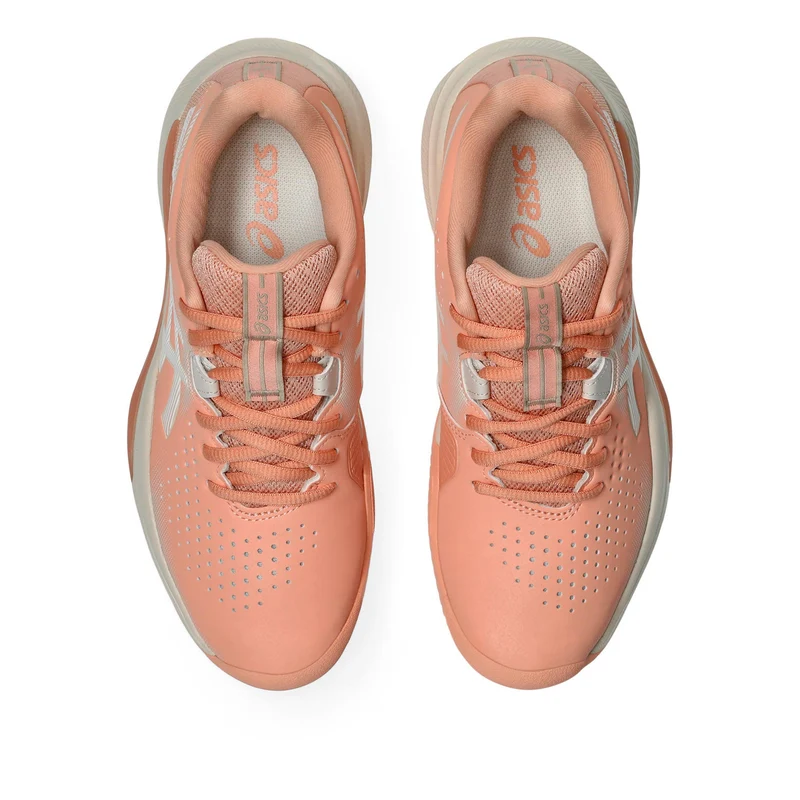 Gel-Challenger 15 Chaussure terre battue Femmes - abricot, blanc