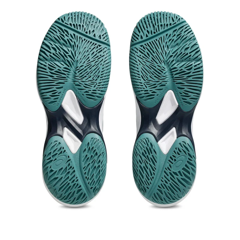 Gel-Game 10 GS Chaussures toutes surfaces Enfants - bleu petrol, blanc