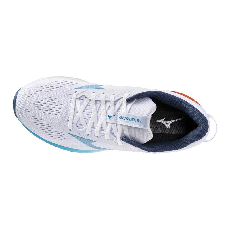 Wave Rider 30 Chaussure de running sans stabilisateurs Hommes - blanc, bleu