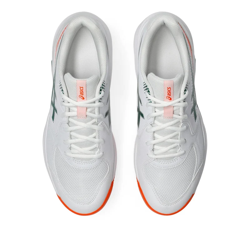 Gel-Dedicate 9 Chaussures padel Hommes - blanc, orange fluo