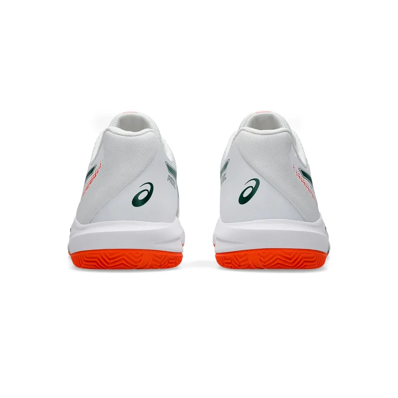 Gel-Dedicate 9 Chaussures padel Hommes - blanc, orange fluo