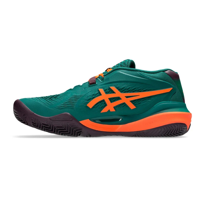 Gel-Resolution X Chaussures padel Hommes - vert foncé, orange fluo