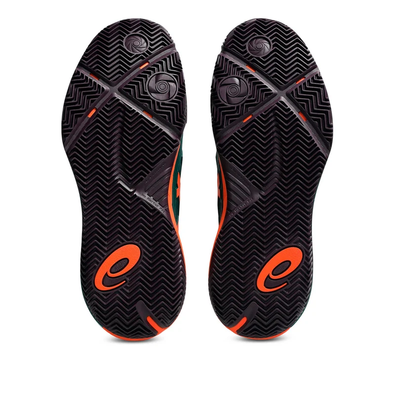 Gel-Resolution X Chaussures padel Hommes - vert foncé, orange fluo